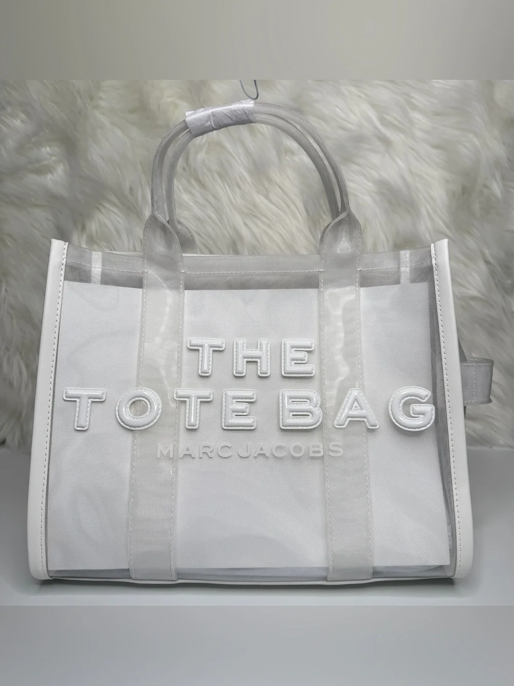 Marc Jacob’s Women’s The Mesh Medium Tote Bag - White - Picture 9 of 16